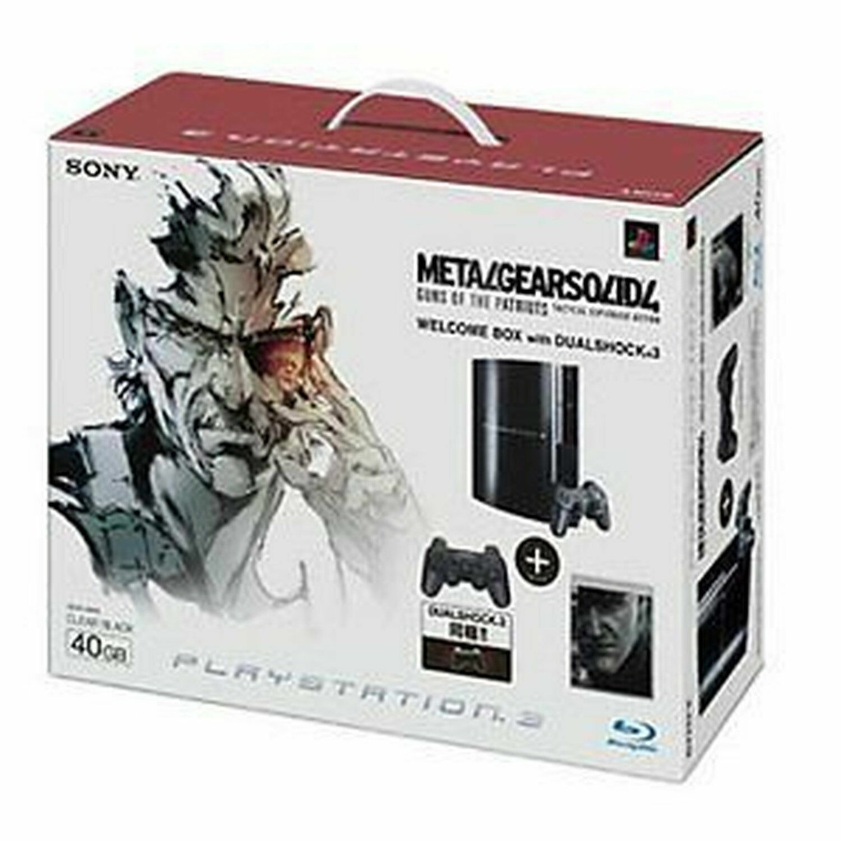 Metal Gear Solid 4 PS3 Import Japan PLAYSTATION 3 40GB WELCOME BOX