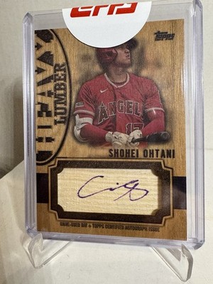 2024 Topps Series 1 - Heavy Lumber Autograph Relics Shohei Ohtani