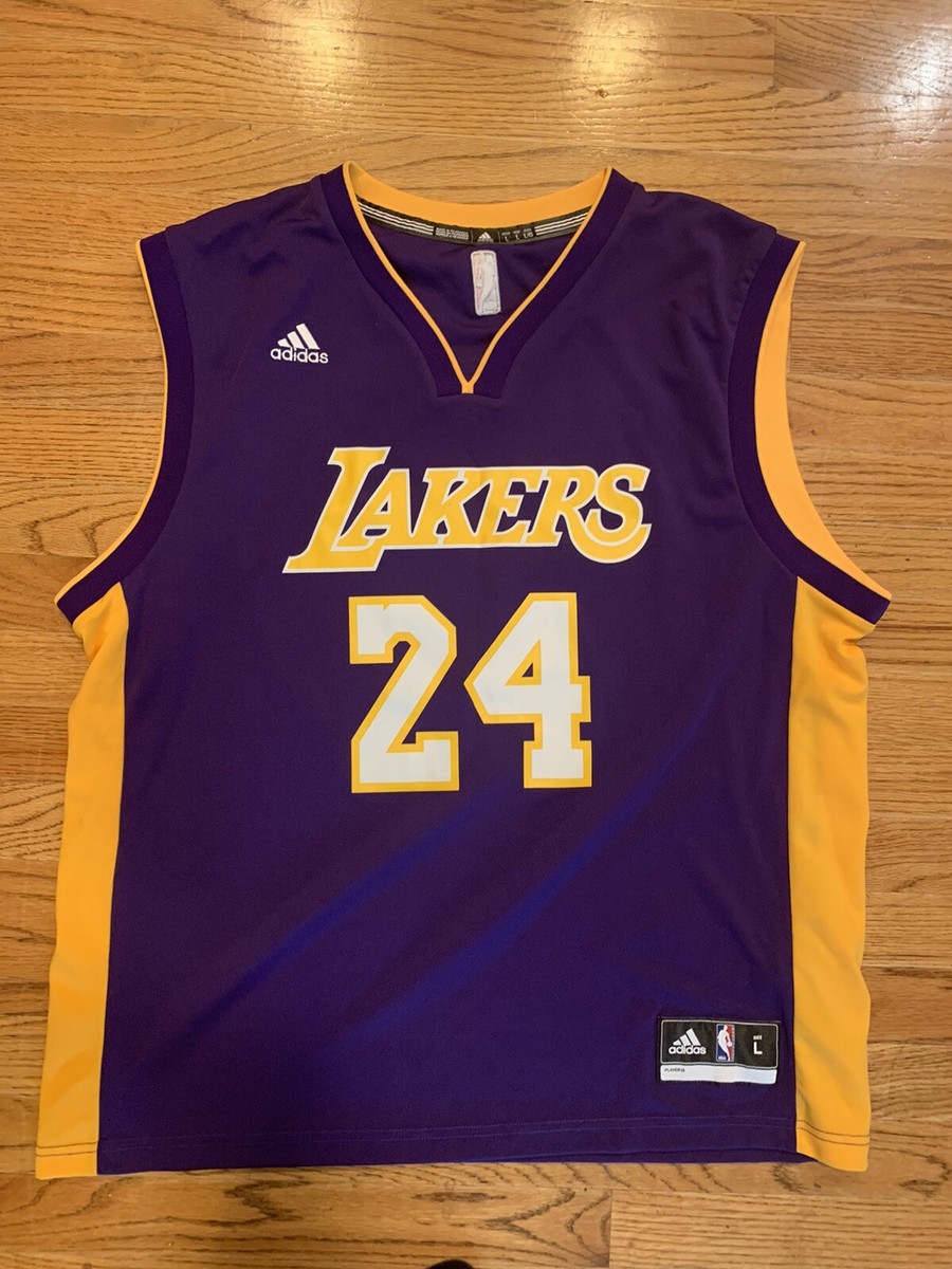 Kobe Bryant #24 NBA Los Angeles Lakers Adidas Replica Jersey size