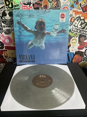 NIRVANA Nevermind VG++ SILVER VINYL W/HYPE STICKER 602577652905| eBay