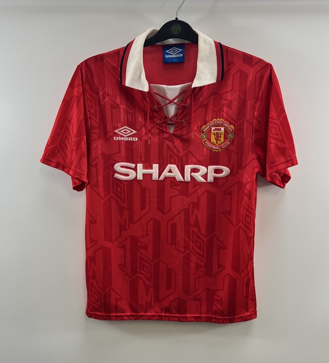 Manchester United Cantona 7 Home Football Shirt 1992/94 Adults