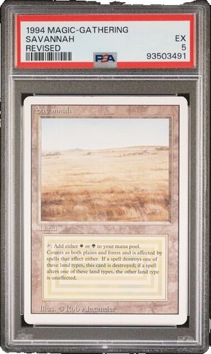 Complete Set Of 4 MTG Plateau 3x Revised 3rd Edition 1x Unlimited