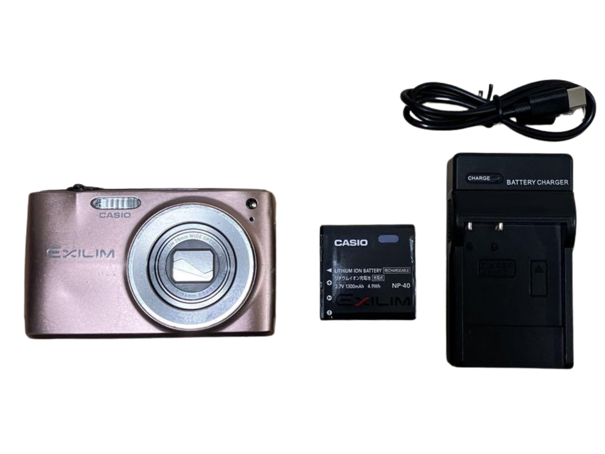 CASIO EXILIM ZOOM EX-Z400 Pink Compact Digital Camera 12.1 MP From