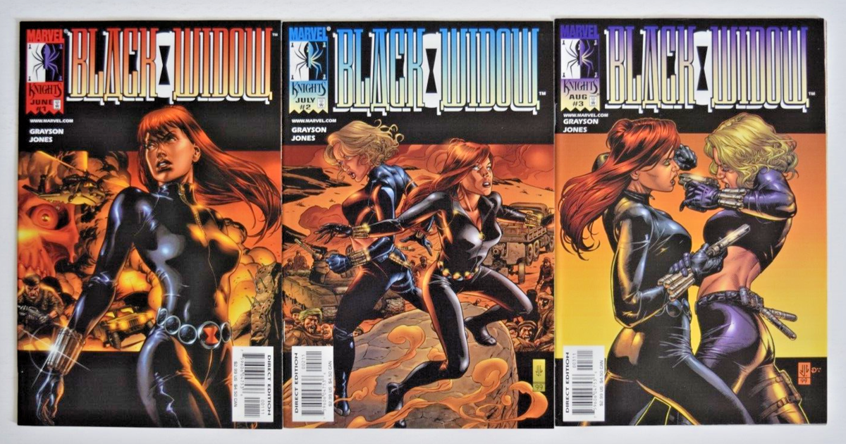 BLACK WIDOW (1999) 3 ISSUE COMPLETE SET #1-3 MARVEL COMICS | eBay