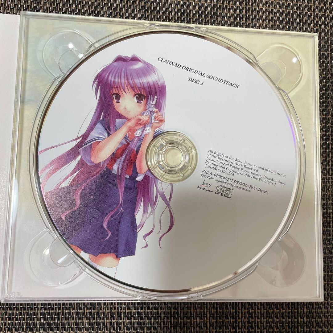 Clannad Original Soundtrack Key Music CD Japanese From japan