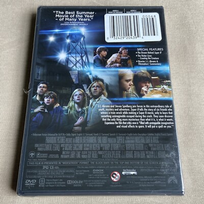 Super 8 (DVD NEW 2011) Sci-Fi Action Elle Fanning AJ Michalka Kyle