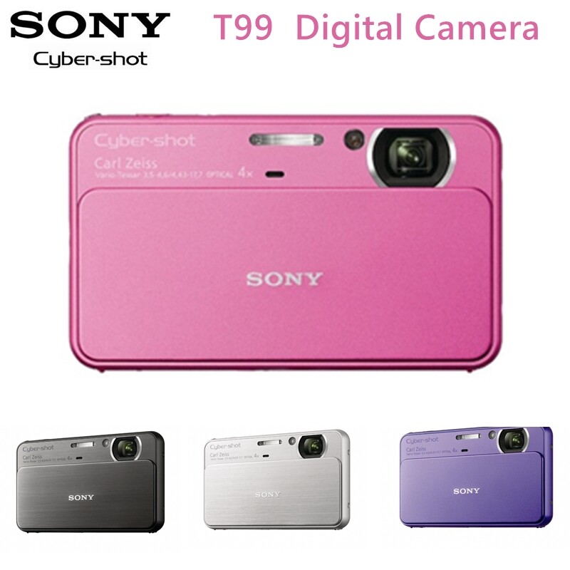 Sony Cyber-Shot DSC-T99 14.1MP Digital Camera Touch Screen English