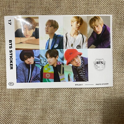 BTS [ 2017 Season's Greetings ] Official Sticker Set / New, Rare
