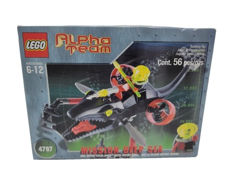 New Factory Sealed LEGO Alpha Team: Ogel Mutant Killer Whale (4797