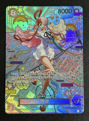 One Piece Card Uta OP02-120 SP SEC Parallel Secret JP Awakening of