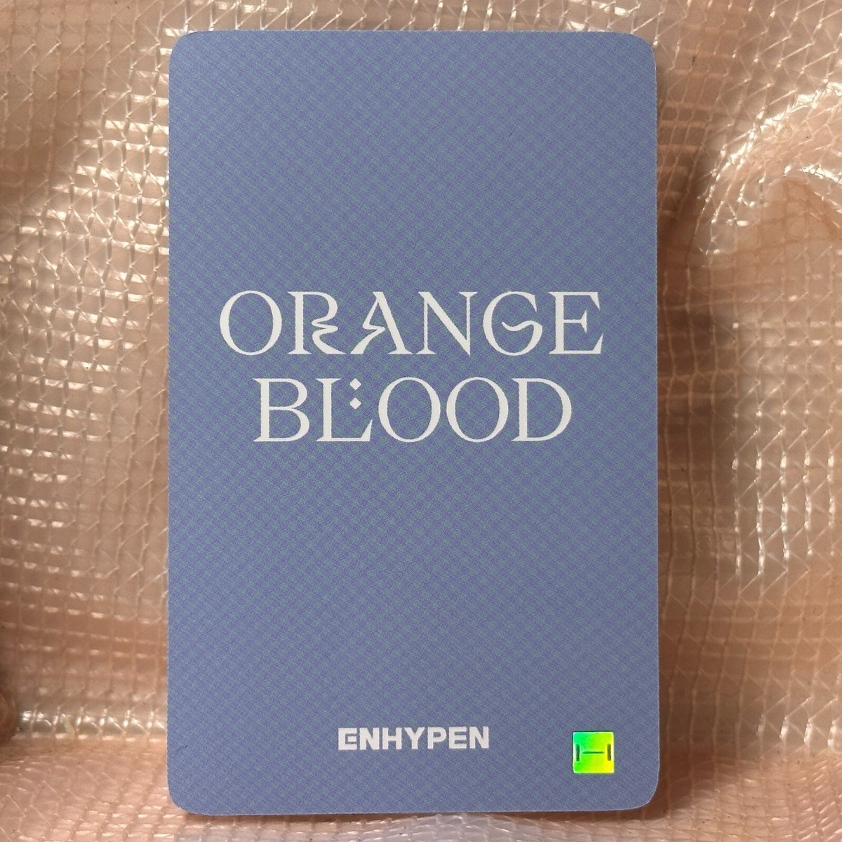 Heeseung Official M2U Record Lucky Draw Photocard Enhypen Orange