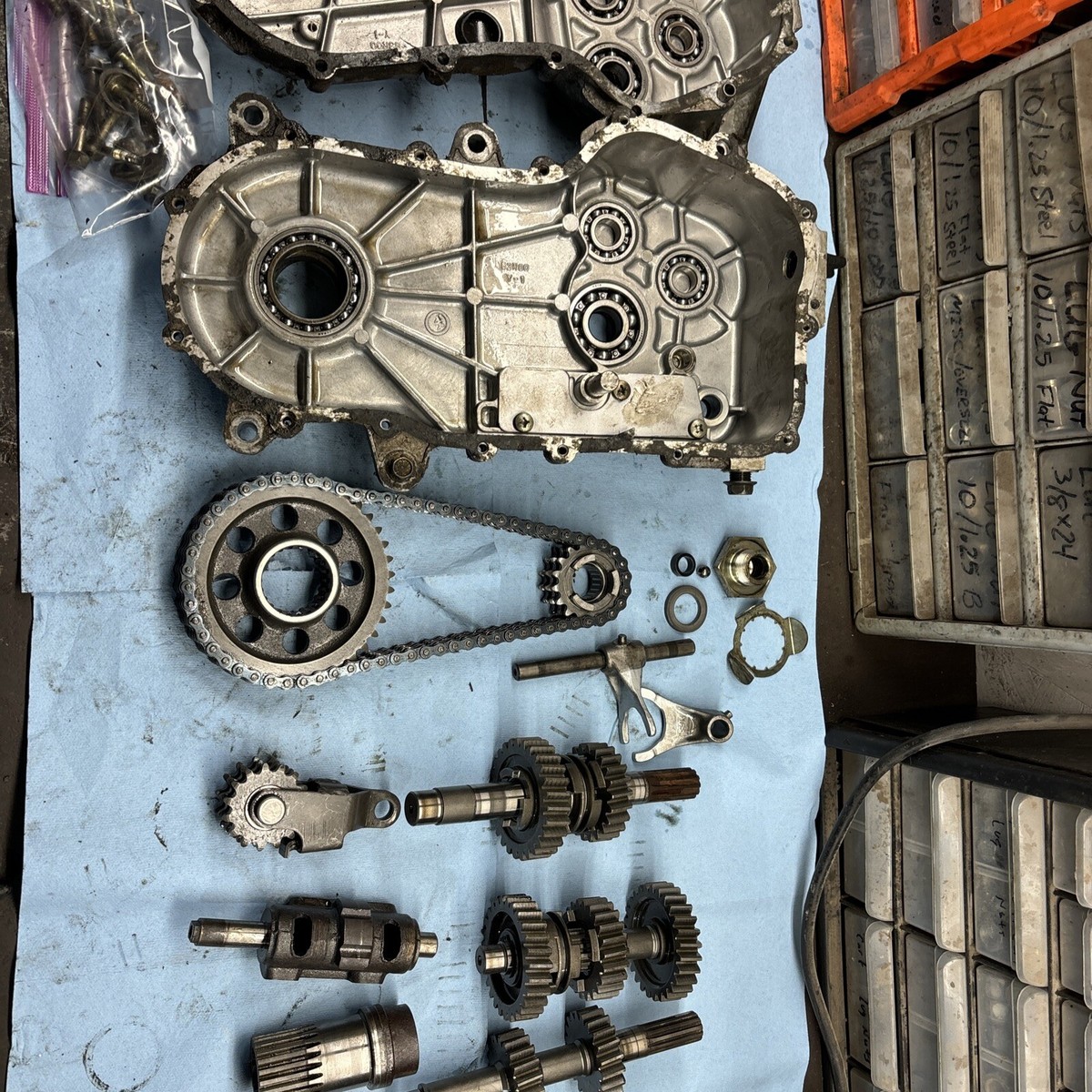 1988-1989 Yamaha Viking VK540 VK 540 Chaincase Chain Case Tranny 2