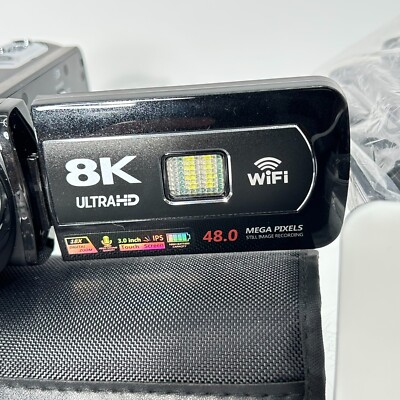 8K Ultra HD 48.0MP 18x Digital Video Camera Camcorder DVC