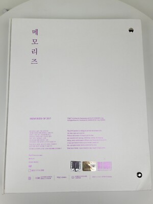 BTS MEMORIES OF 2017 DVD FULL SET J-HOPE Hoseok Photocard Bangtan