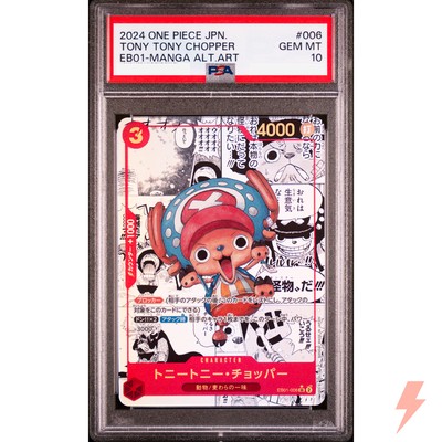 PSA 10 Tony Tony Chopper (Manga Alt Art) EB01-006 SR - ONE PIECE