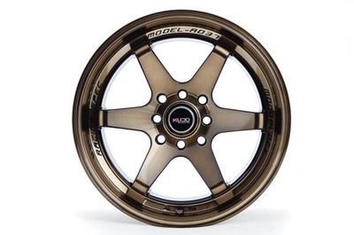 Kudo Racing Disturb 15x7 4x100 4x114.3 Black w/Polish Bronze Face