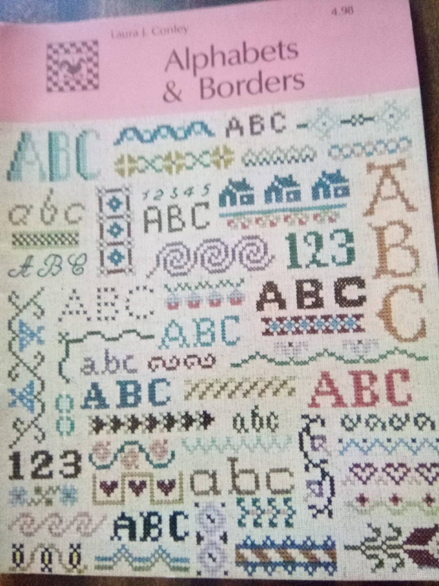 Alphabets And Borders By Laura J. Conley Cross Stitch Pattern