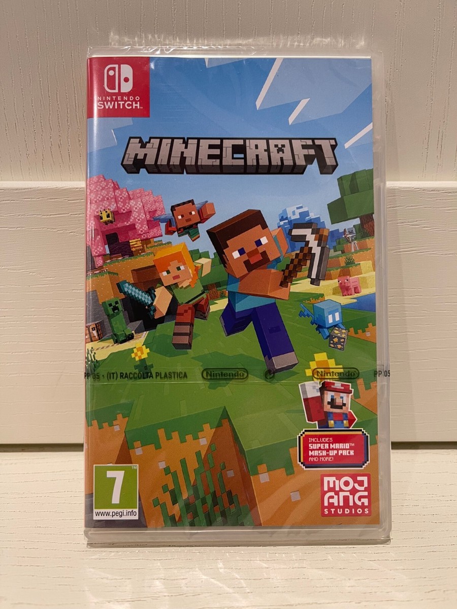 New Minecraft Nintendo Switch Bedrock Edit Microsoft UK PAL World