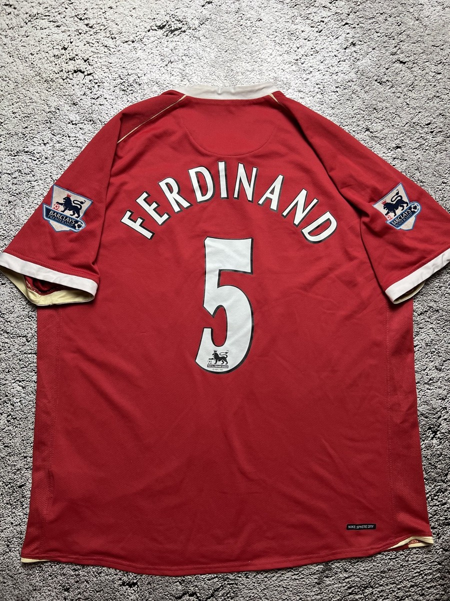 2007-2008 Manchester United Rio Ferdinand nike AIG jersey | eBay