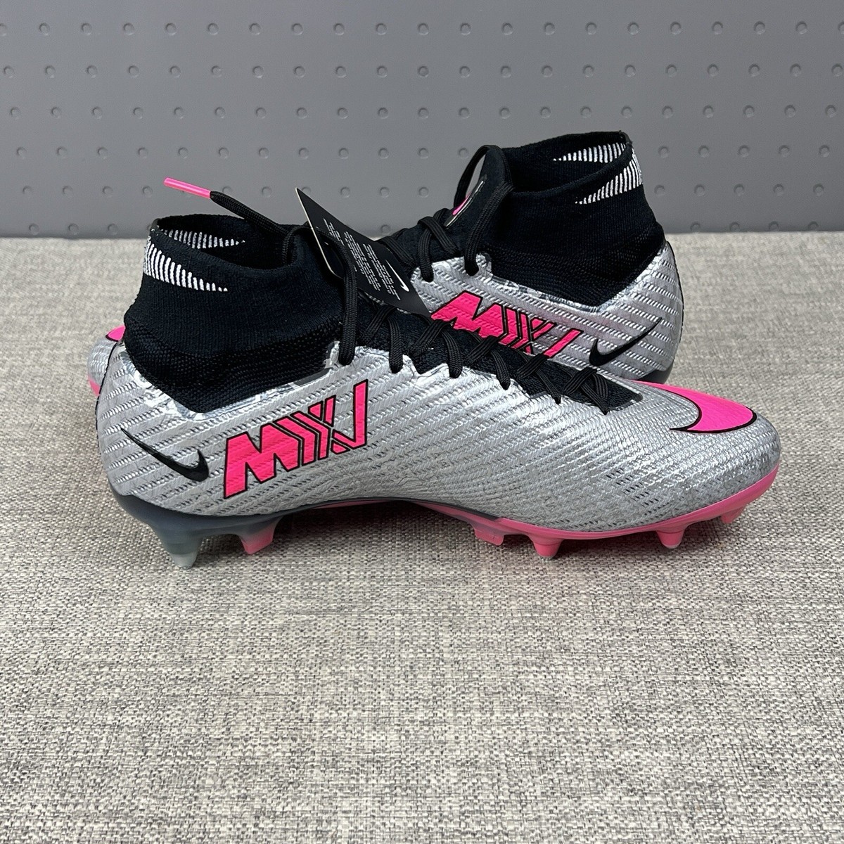 Nike Zoom Mercurial Superfly 9 Elite SG AC “XXV” Silver Pink