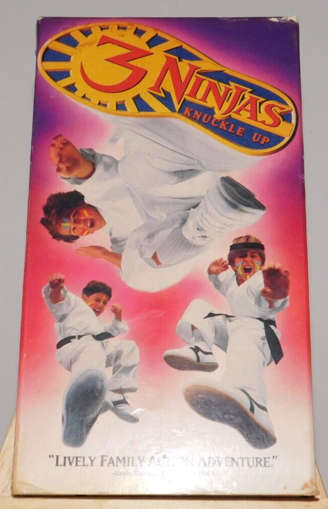 3 Ninjas:Knuckle Up-VHS-1995-action adventure sequel-90's cult