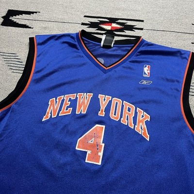 Vintage New York Knicks Reebok NBA Jersey #4 Nate Robinson Mens