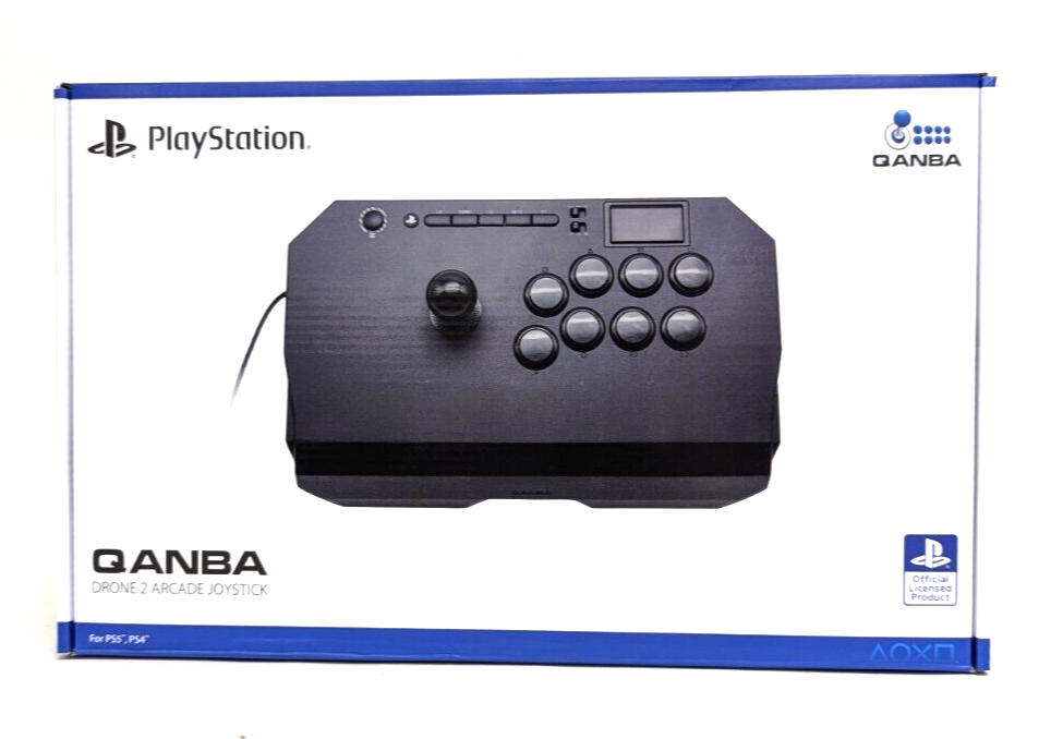 QANBA Drone 2 Arcade Joystick For PS5, PS4 Wired USB cord length