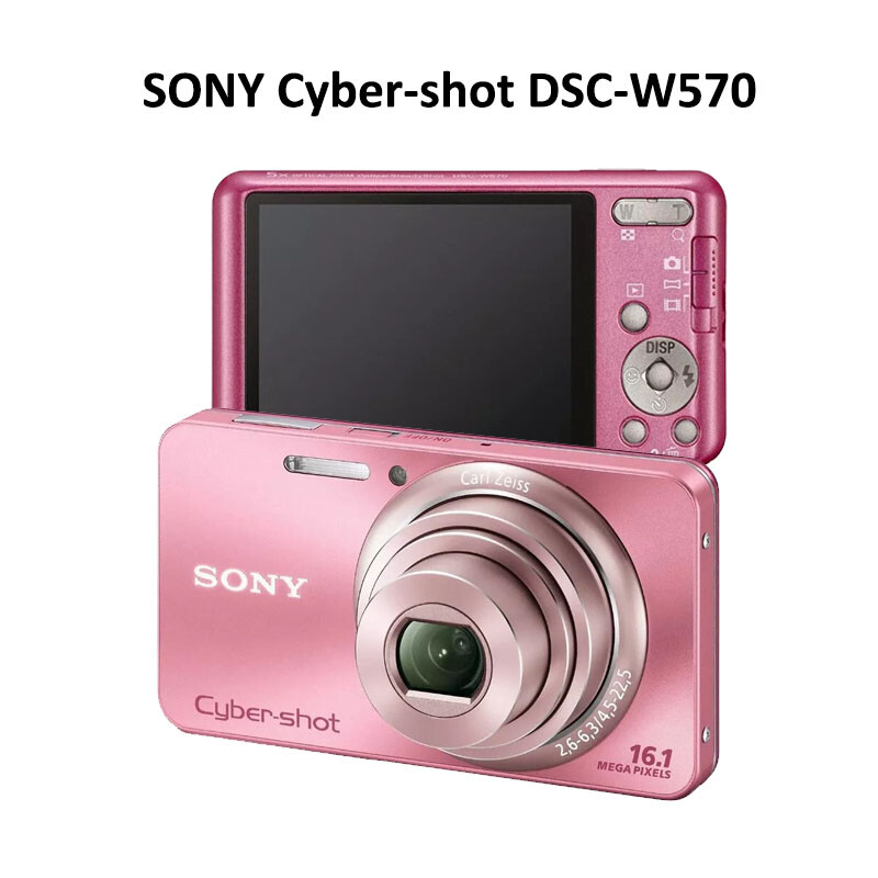 SONY Cyber-shot DSC-W570 16.1 MP Digital Camera 5x Optical Zoom