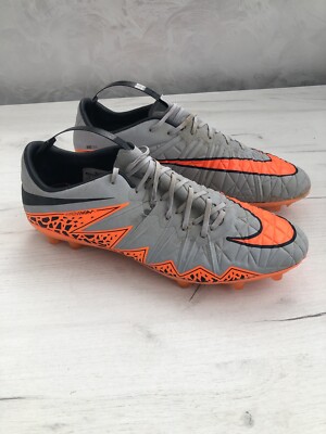 Nike Hypervenom Phinish FG Gray Orange ACC Men's Football Cleats