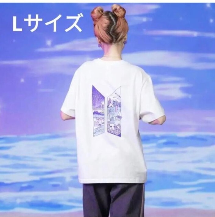 BTS Official Yet To Come in Busan T-shirt Purple Size L Rare New