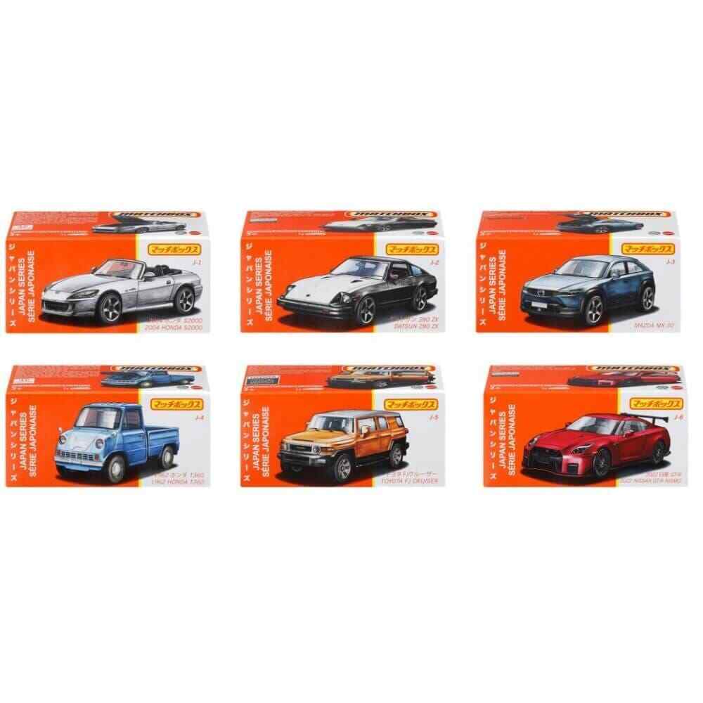 LOT OF 6 2022 Matchbox Japan Series Assortment Set of 6 Car Datsun
