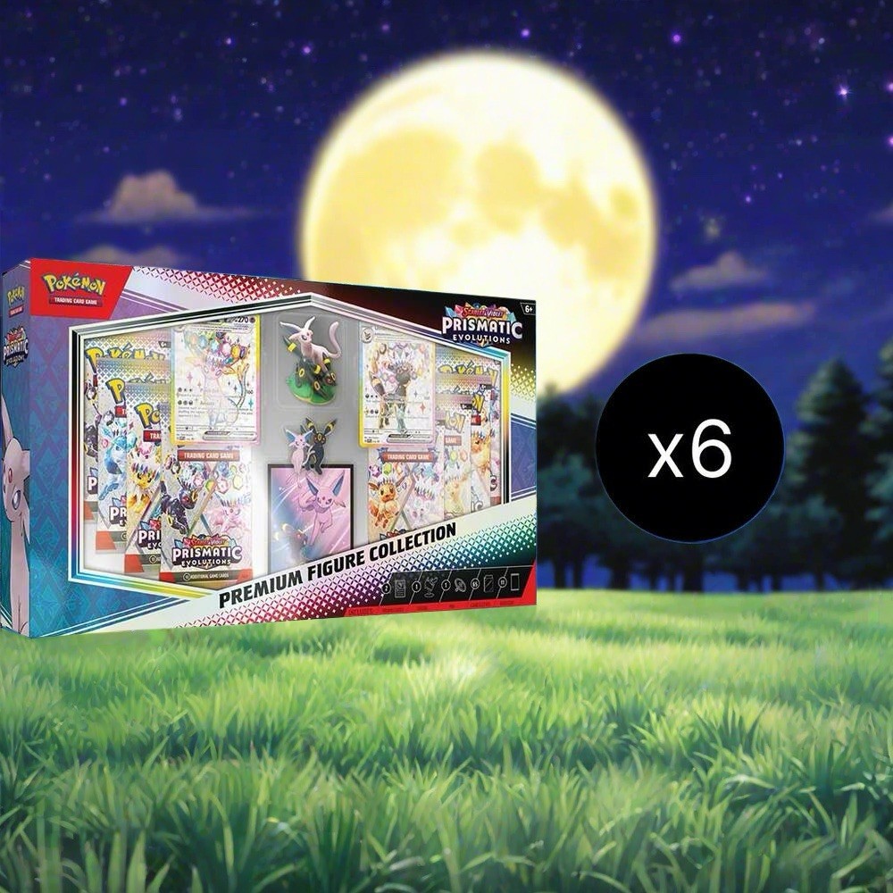 Sealed Prismatic Evolutions Premium Figure Collection Case PRESALE