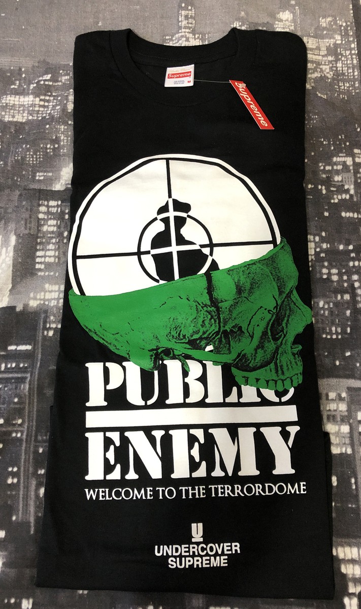 Supreme x UNDERCOVER Public Enemy Terrordome T-Shirt!Black!Size