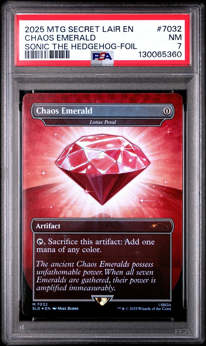 Chaos Emerald - Lotus Petal (7032) Secret Lair Drop Foil for sale