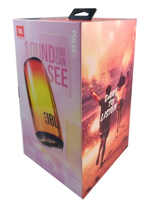 JBL Pulse 5 Portable Bluetooth Speaker with Light Show - Black | eBay