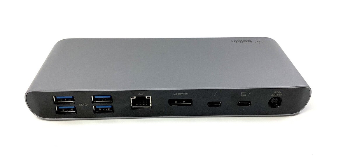 Belkin Thunderbolt 3 Dock Pro F4U097 w/ Power Adapter | eBay