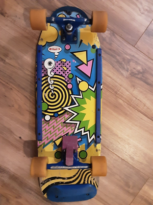 Vintage BRAND-X Weirdo complete skateboard with Tracker Sixtracks