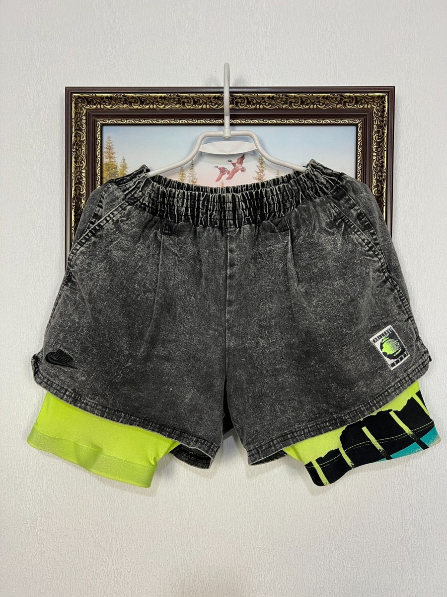 Vintage 90 Nike Andre Agassi Acid US Open Challenge Court Denim