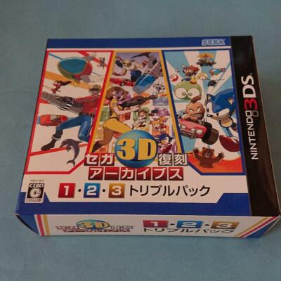 Nintendo 3DS Sega 3D Classics Collection 1 2 3 Triple Pack