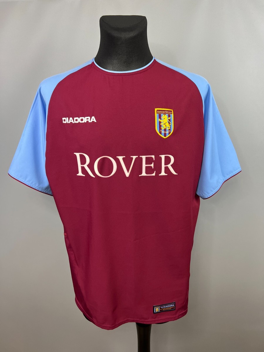 ASTON VILLA 2003 2004 HOME SHIRT FOOTBALL SOCCER JERSEY DIADORA