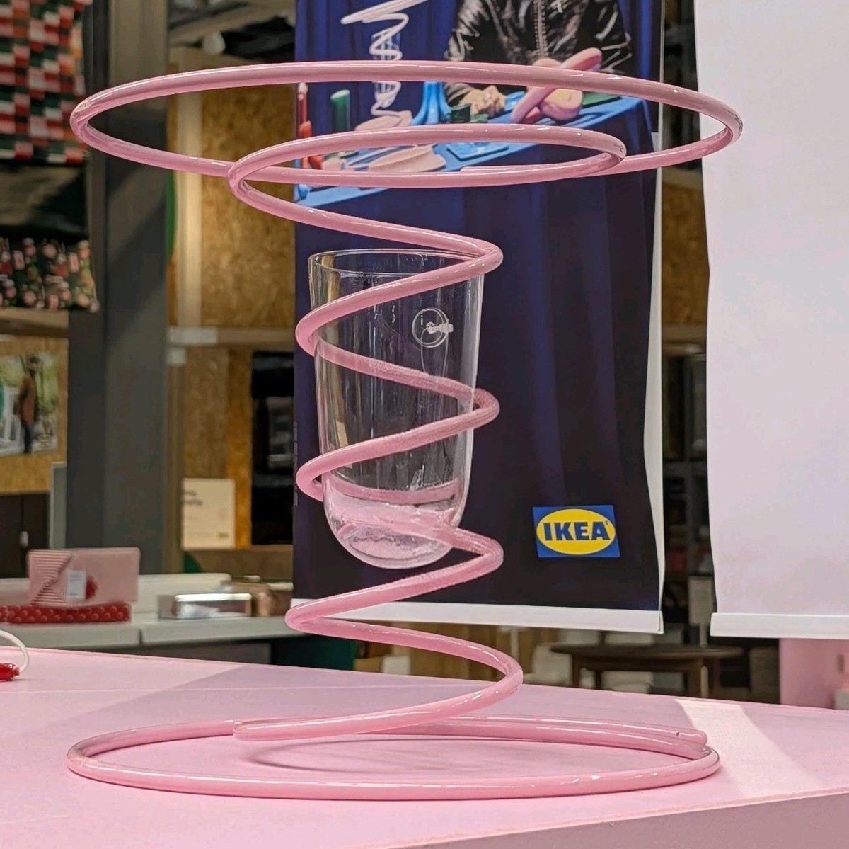ヴィンテルフィント グスタフ IKEA 花器 ピンク Gustaf Westman X Ikea