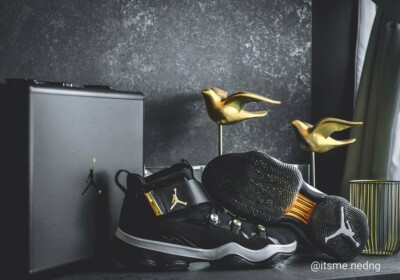 NIKE JORDAN AJNT23 BLACK/WHITE-METALLIC GOLD (CI5441-008) BRAND