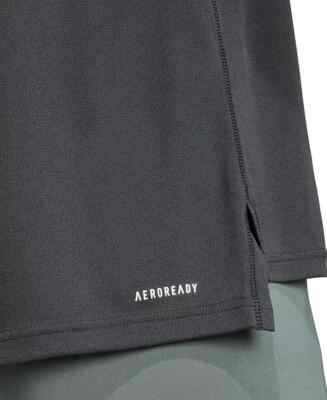 adidas Men Black Train Essentials Quarter-Zip Pullover Top (IL7157