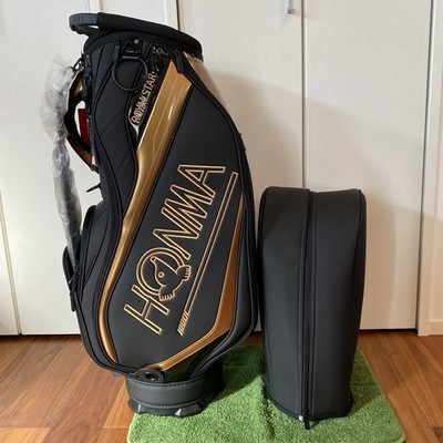 Honma Royal Star Black/Gold cart bag golf carry caddy bag rare