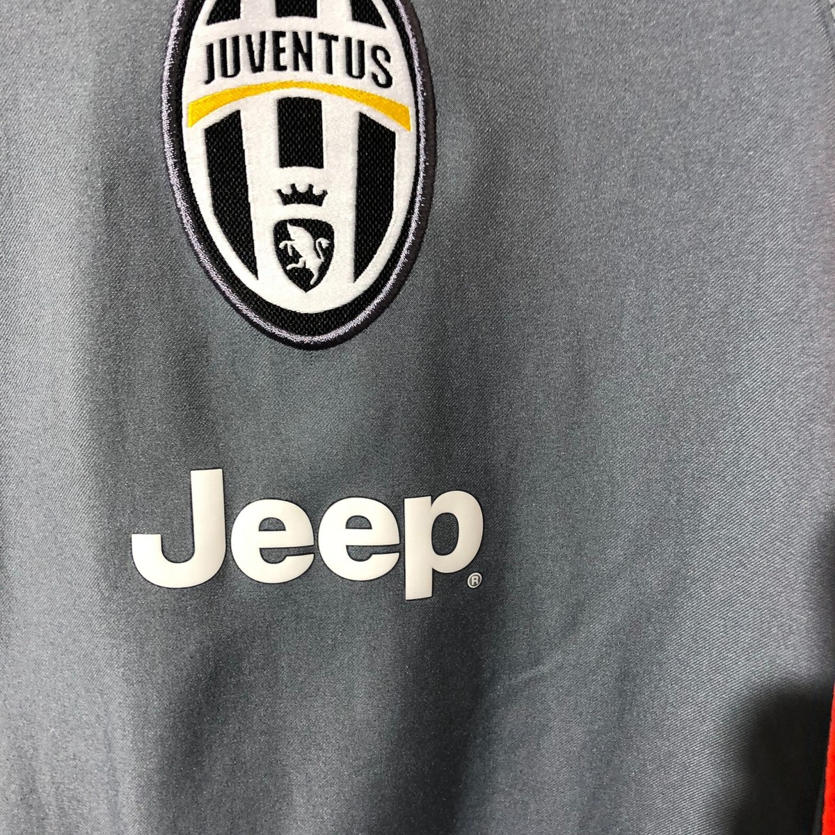 Juventus Training Jacket With Zipped Gray Nike Polyester Mens Size
