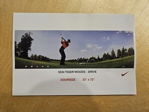 Nike Tiger Woods Poster | eBay