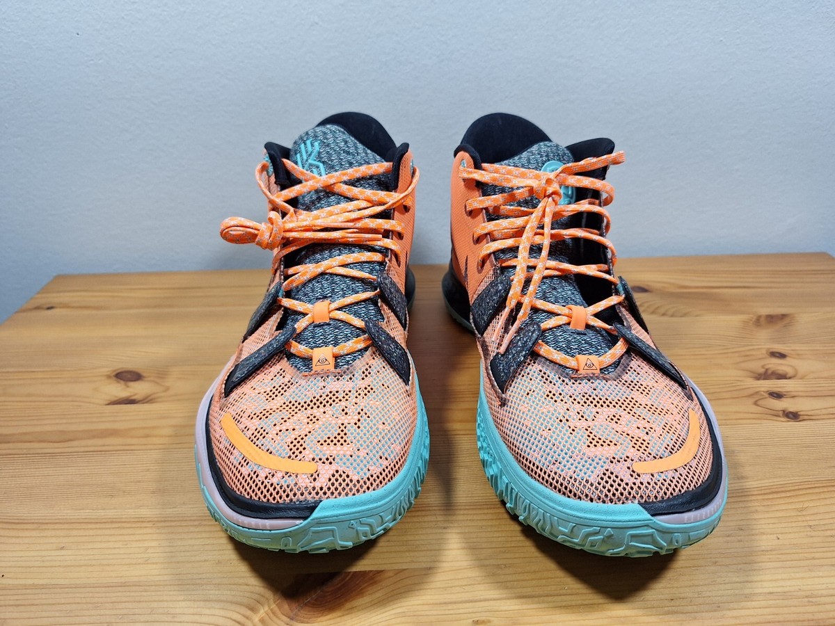 Nike Kyrie 7 Play for the Future Men's Size 13 Atomic Orange Black