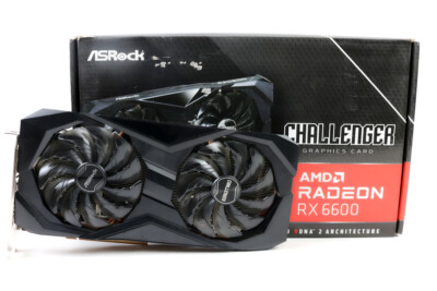 ASRock Radeon RX 6600 8GB Challenger D GPU w/Box | 1yr Warranty