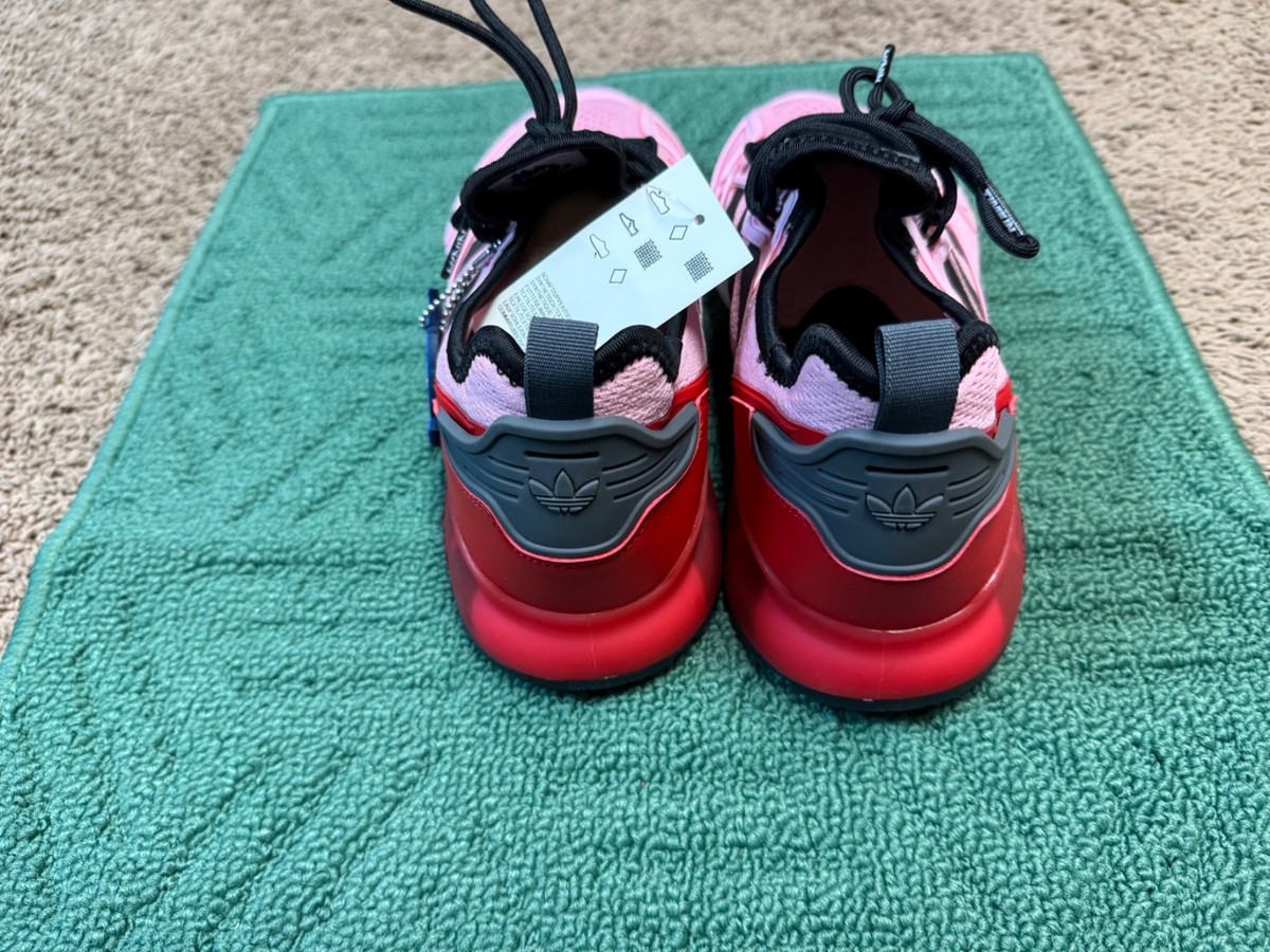 Size 10 - Ninja x adidas ZX 2K Boost Time In - True Pink Scarlet