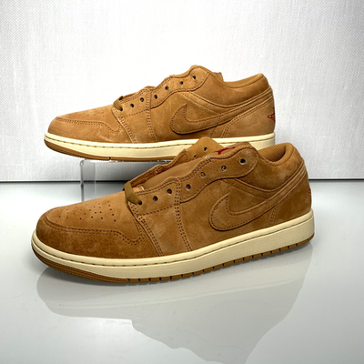 Nike Air Jordan 1 Low SE Shoes Flax Varsity Red HV4089-200 Men's